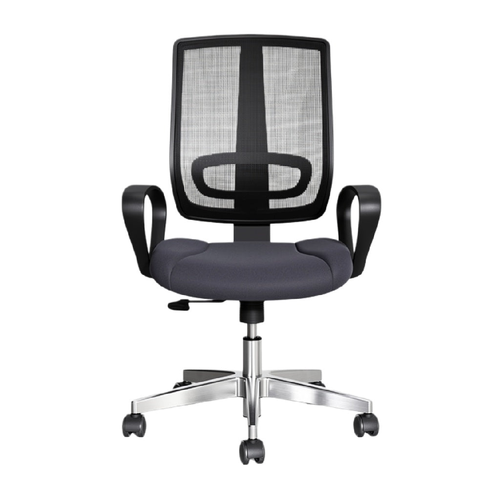 Moderne ergonomische bureaustoel met mesh rugleuning en comfortabele zitting